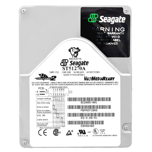 Seagate ST51270A 1282MB 5376RPM IDE ATA 3,5''