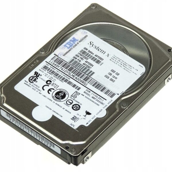 IBM 49Y2004 600GB 10K 6G SAS 2.5'' 49Y2007
