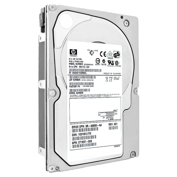HP BD03685A24 36GB SCSI U320 10K 80-PIN 3,5" Zoll