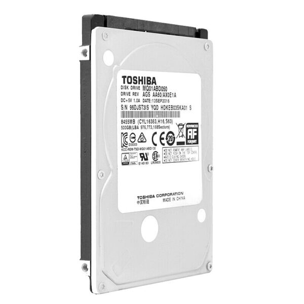 Toshiba 500Gb MQ01ABD050 8Mb Cache 5400 Rpm Sata II 2,5'' - obrazek 2