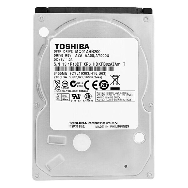 Dysk Toshiba 2TB MQ01ABB200 5,4K 8Mb Sata2 2,5''