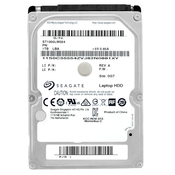 Seagate 1TB ST1000LM024 5,4K 8Mb Sata II 2,5''