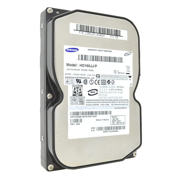 Samsung SPINPOINT 160Gb HD160JJ/P 8Mb Cache 7200Rpm SATA II 3,5'' Zoll - obrazek 2