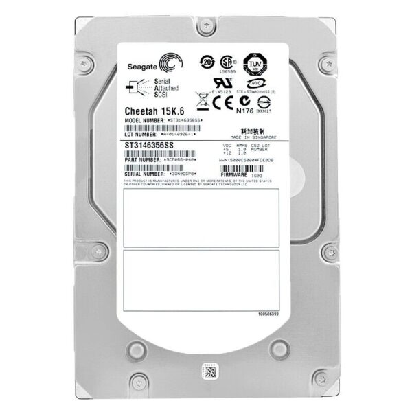 Seagate 146Gb ST3146356SS 15000 RPM Sas 3.5''