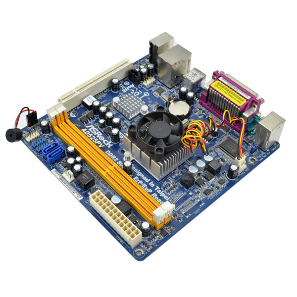 ASRock AD525PV Intel Dual-Core Atom D525 (1.8 GHz) DDR2