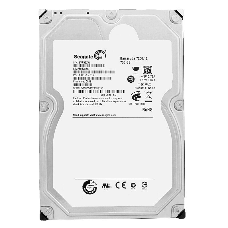 Seagate 750Gb ST3750528AS 7,2K 32Mb Sata II 3,5''